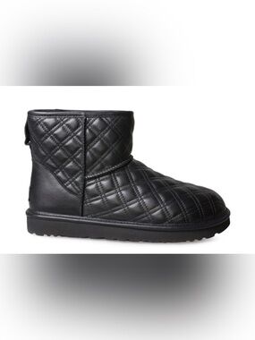 UGG Black Quilted Men’s Ankle Boots